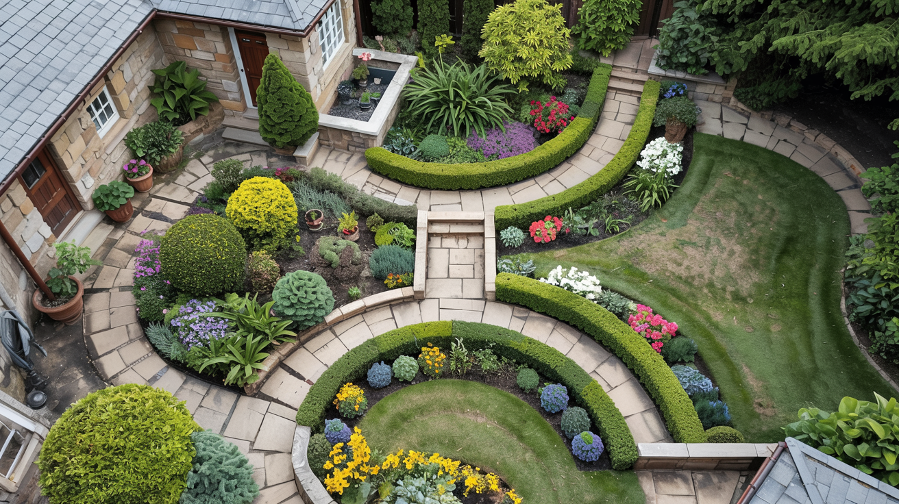 tradgardsanlaggning aerial