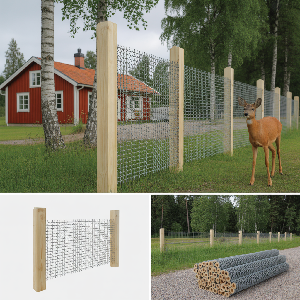 staket mot radjur guide till hojd maskstorlek och kostnad