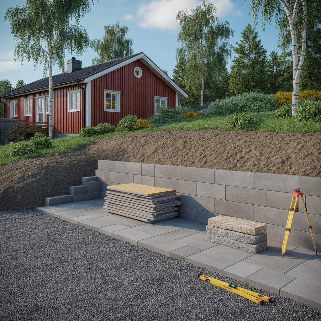 stodmur i tradgarden kostnad bygglov och materialval