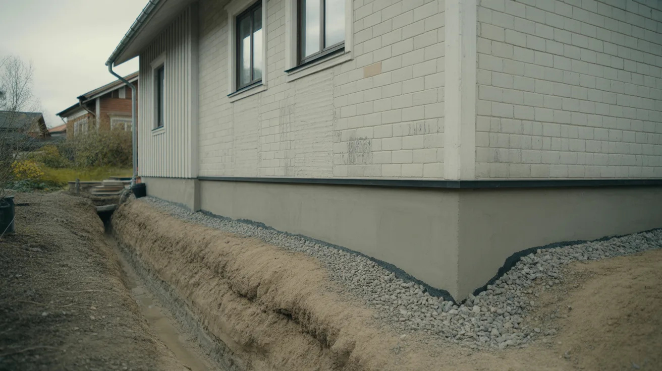 Dränering & Tilläggsisolering Husgrund
