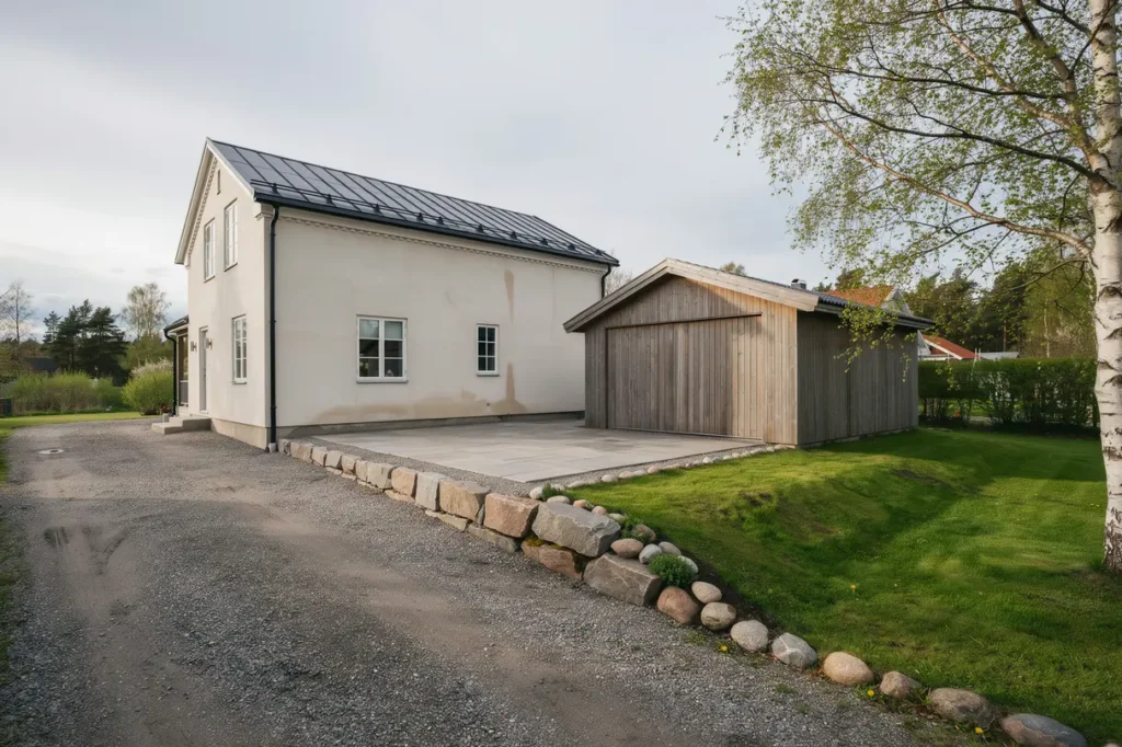 s nka eller h ja tomten s planerar du markniv er r tt vid hus garage och uteplats